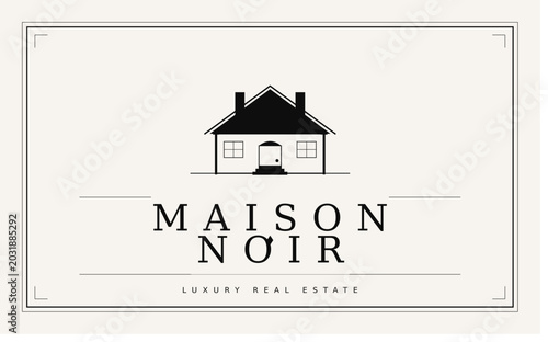 Maison Noir Luxury Real Estate Logo