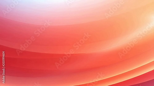 Digital red orange white gradient curve abstract background