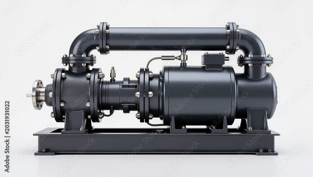 Fototapeta premium Industrial Vacuum Pump System