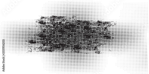 Cuadro en lienzo Distorted grunge layer error