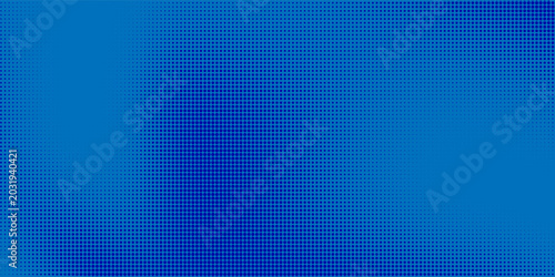 Blue Gradient Halftone Dots Abstract Digital Background