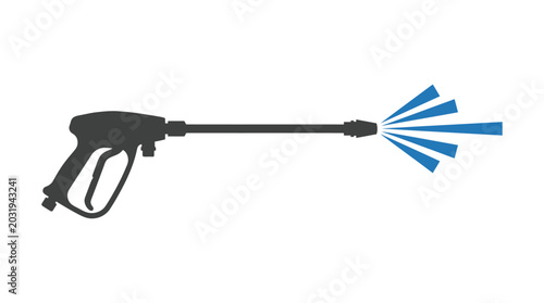 Pressure Washer Gun Vector Icon