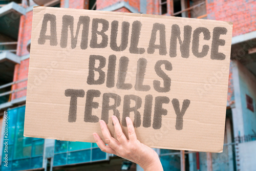 Фотография "Ambulance Bills Terrify" Emergency transport costs overwhelm struggling families after unexpected medical incidents