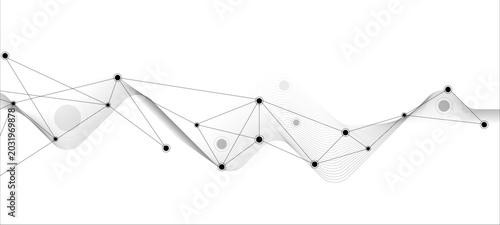Foto abstract background with stars Digital technology and big data analysis background