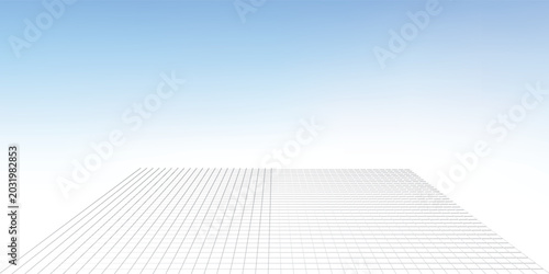 Soft blue gradient background with subtle pixel grid texture