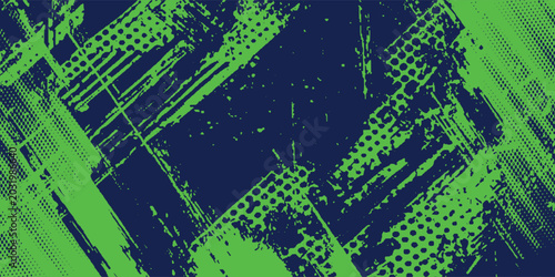 Canvas Print Green sports background design with abstract modern template