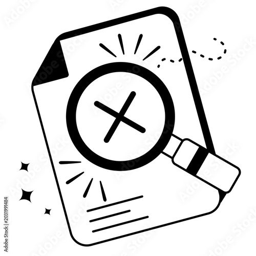 No Results Found Empty State icon for illustration