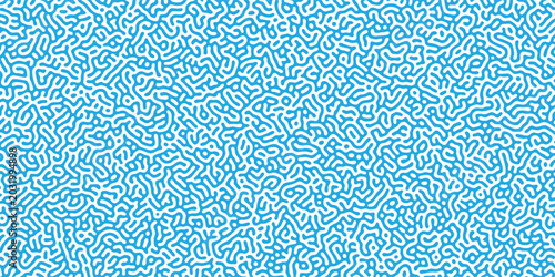 Deep ocean blue brain coral inspired seamless texture for summer beach resort brochure background illustration, background illustration