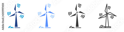WIND icon set multiple style collection