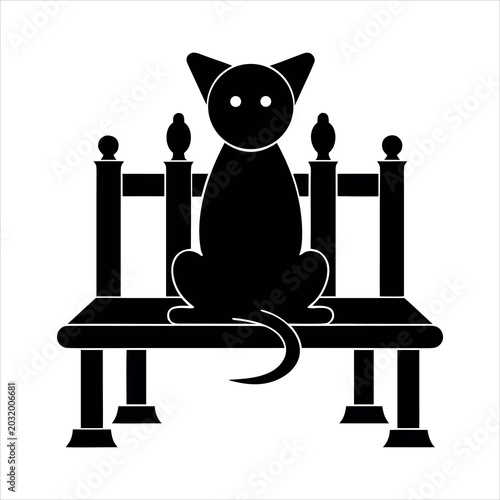 Black silhouette of running dog on plain white background minimalist line art vector illustration
