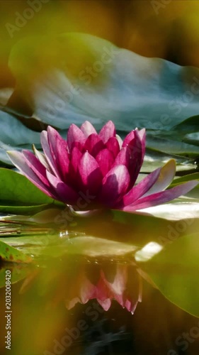 The pink lotus flower is sacred in  some cultures