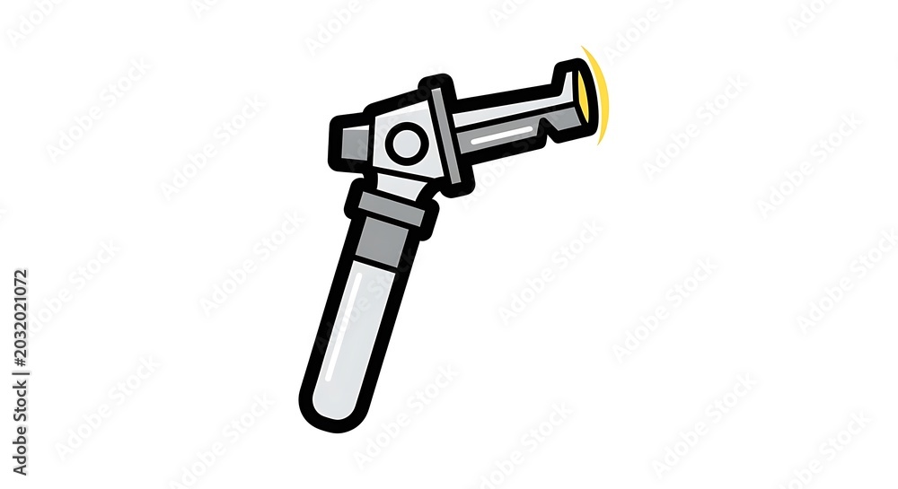 Naklejka premium Spark plug automotive ignition part.