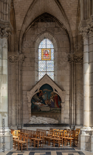 Tableau sur toile Nantes, France - 05 07 2026: Basilica of Saint Nicholas
