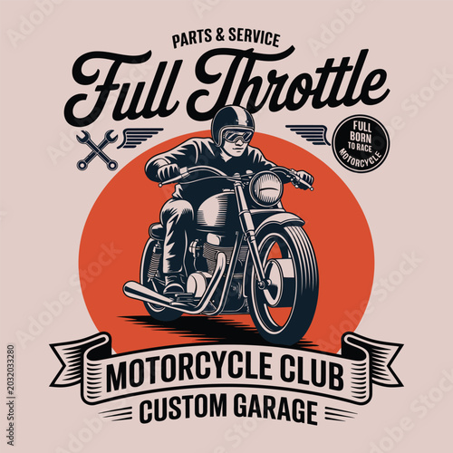 Foto Iron Legends MC Classic Rider Skull Engine Wings T-Shirt