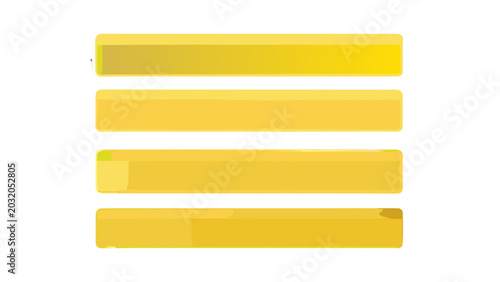 Photography Four rectangular gold bars are arranged vertically against a black background cr