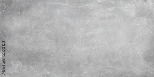 Bild auf Leinwand Gray textured concrete wall background with scratches and scuffs urban surface