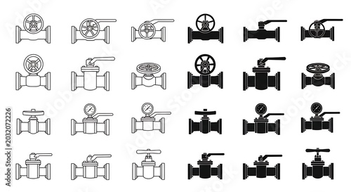 business people icon set