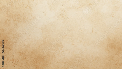 Bilde på lerret Aged parchment paper texture with subtle stains and cracks