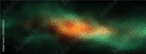 Billede på lærred Abstract swirling nebula of emerald and crimson hues, evokes cosmic mystery deep space exploration wonder