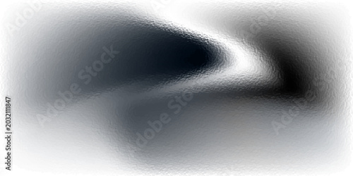 Tableau sur toile Shiny silver foil metallic texture - glossy gray steel gleaming surface, frosted glass effect with blur glare reflection, bright polished metal material