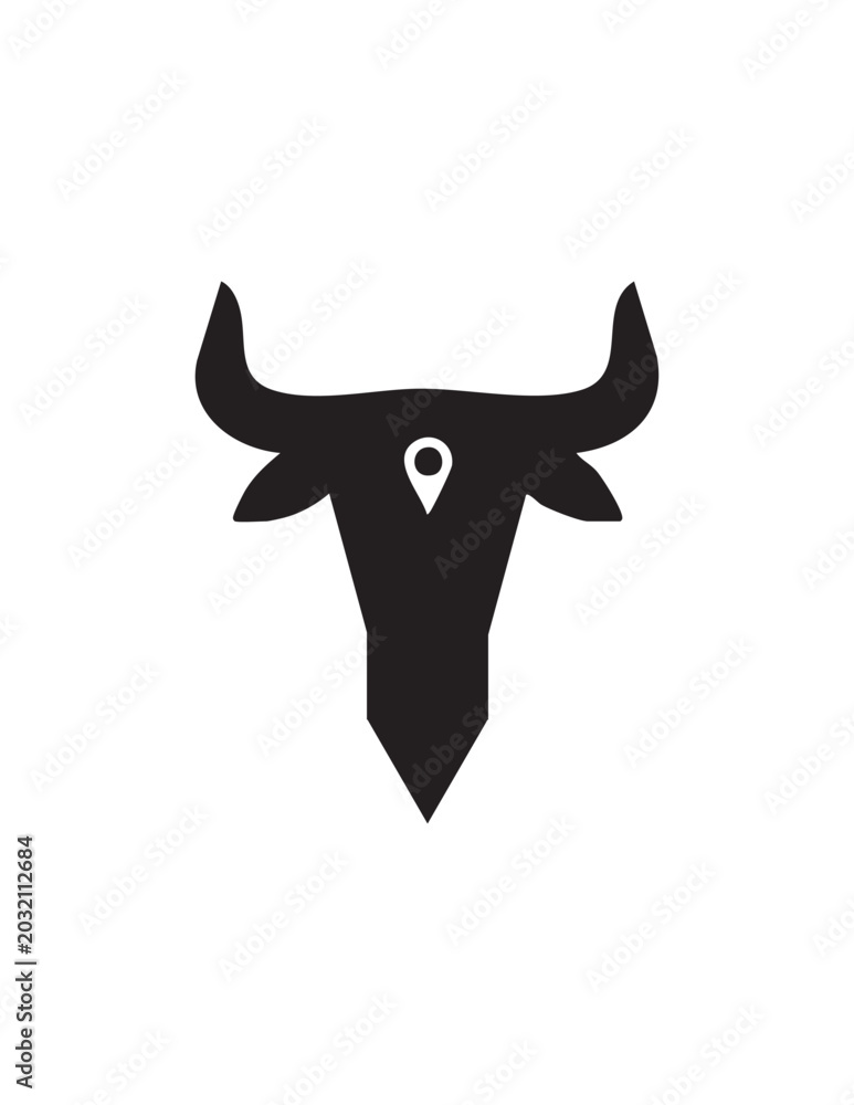 Fototapeta premium head of a bull
