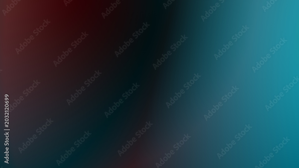 Fototapeta premium Gradient background with blurred red and teal tones