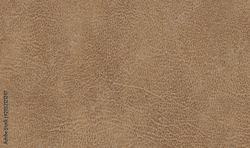 Light brown leather texture background, tan distressed faux leather material surface seamless pattern for upholstery, fashion or 3D interior design