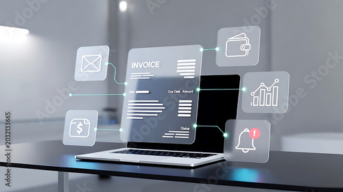 Digital Invoice Processing and Financial Management