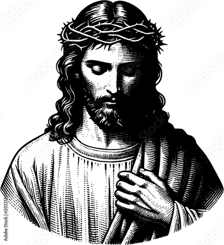 Foto Jesus holy pose