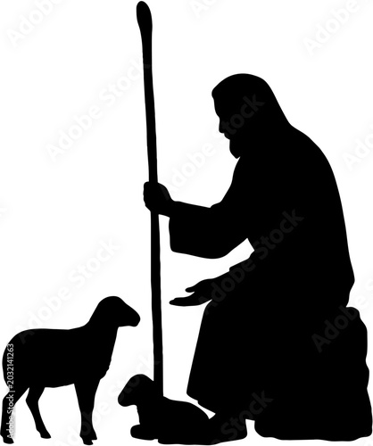 Photos Jesus and tending his sheep