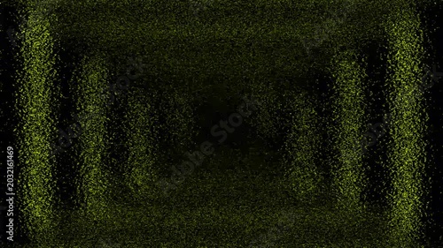 Abstract Dark Green Textured Background Loop with Dynamic Light and Shadow Effects.