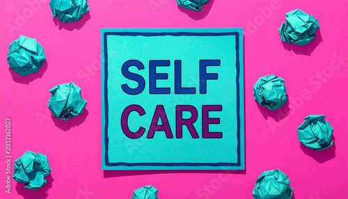 Bold Self-Care Concept