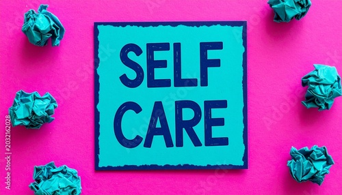 Bold Self-Care Concept
