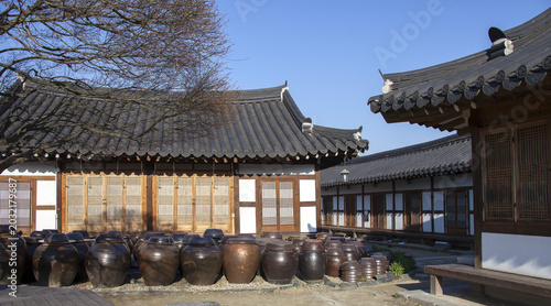 장독,전주한옥마을,전주시,전북