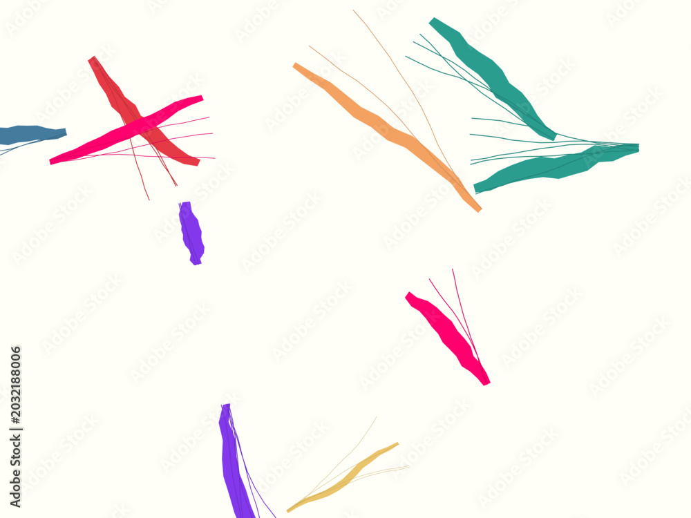 Obraz premium Bright Crayon Scribbles Playful Drawing Background