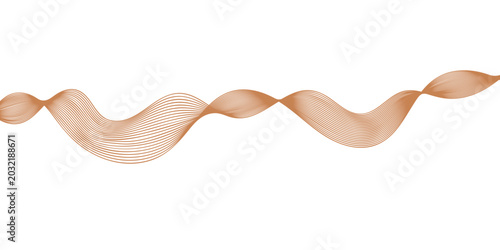 Fotografía Wooden hand holding a stick and spoon with colorful abstract smoke swirl curves,