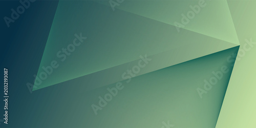 Bild auf Leinwand Abstract light blue green modern background design, angles and dark triangle sha