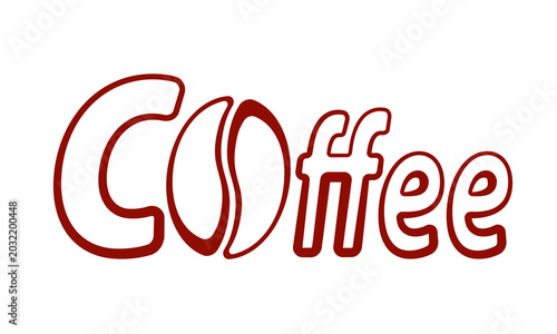 Coffee bean word