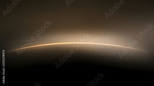 Sunrise over Horizon at Dawn