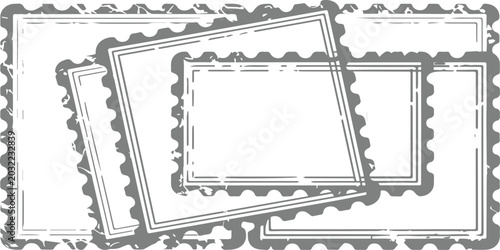 Fotografie Vintage ornate golden picture frame isolated on white background with clipping p
