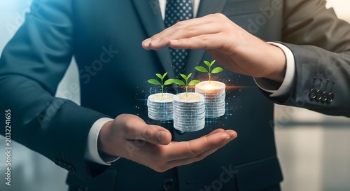 Increased Investment and Capital Growth Concept