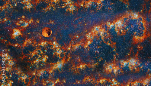 Fényképezés Star-forming regions in M51