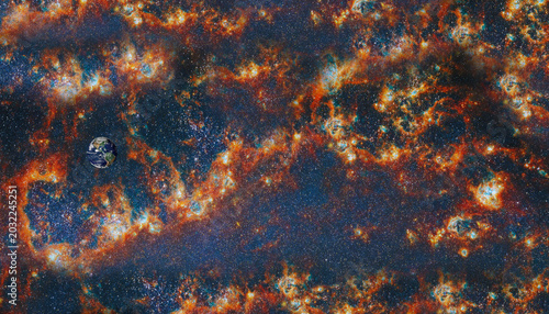 Foto Star-forming regions in M51, earth