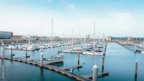 Tableau sur toile Harbour Calm at IJmuiden, Netherlands, April 2026