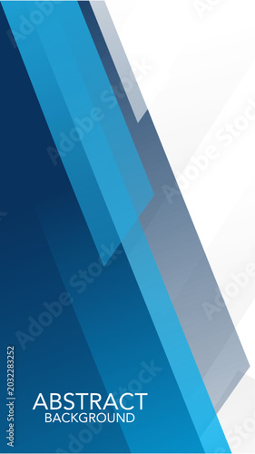 Blue Vertical Geometric Background