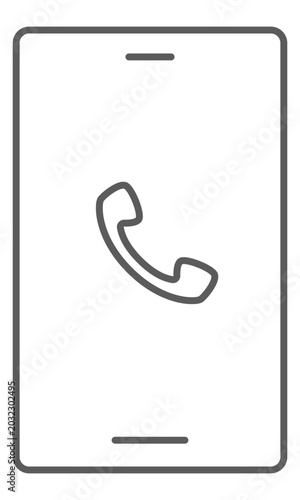 スマホ画面アイコン　受話器