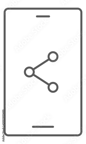 スマホ画面アイコン　共有