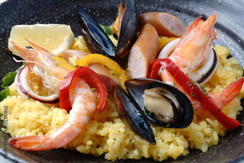 Foto パエリアスペイン料理