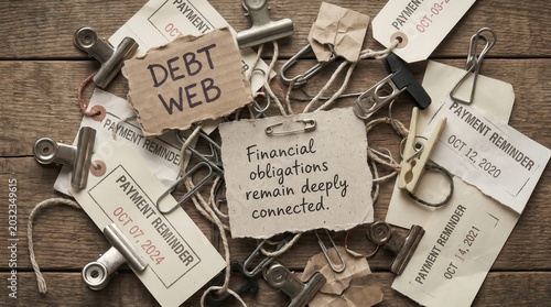 Financial Stress Debt Web of Connected Obligations