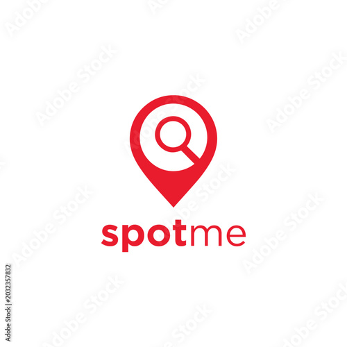 Spot Me Logo Vector Simple Icons